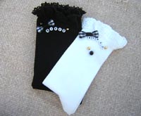 Trim, MO,NY,Wy,Tx,black, white, Socks, Trim
